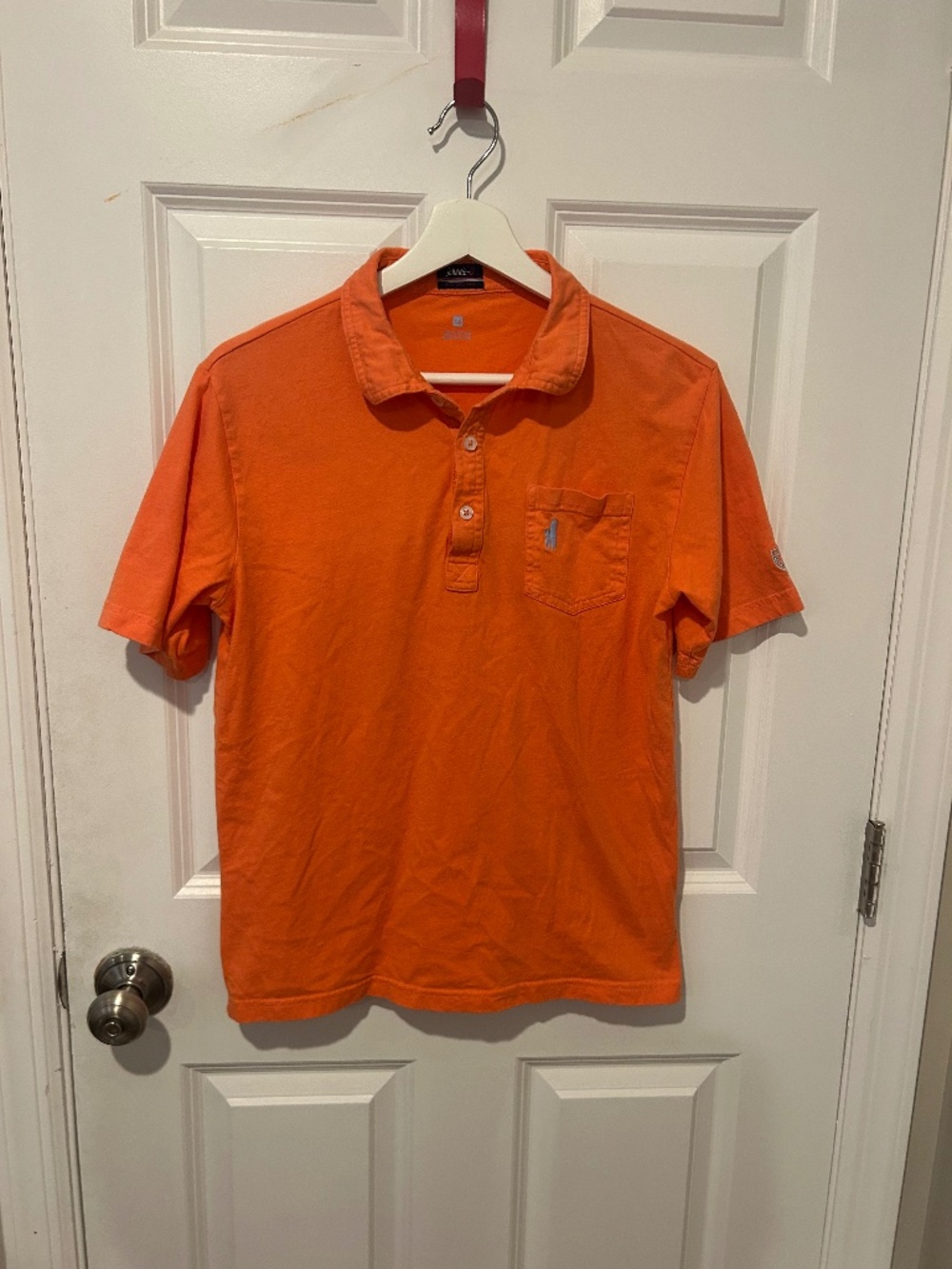 Johnnie-O Boys Polo Orange Size 14